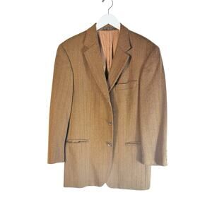 Men's Hugo Boss Wool & Cashmere Blend Herringbone Blazer Jacket Sport Coat L/40